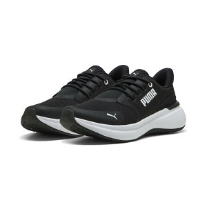[�v�[�}] �����j���O�V���[�Y SOFTRIDE EXO SHIFT 311723 25�N�H�~�J���[ �u���b�N �z���C�g(01) 28.0 cm