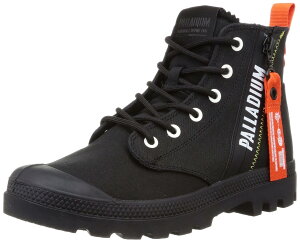 [pfBE] nCJbgXj[J[ PAMPA HI OUTZIP OVERLAB TChWbvt BLACK/BLACK(008) 24.5 cm