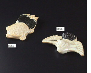 ヤマコー 用美 陶器亀型箸置 約6.5x4xH1cm 08865