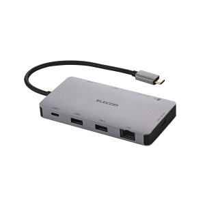 GR USB-C nu hbLOXe[V 9-in-1 PD 140WΉ USB-C×2 USB-A×2 HDMI 4K60Hz SD+microSD LAN Vo[ DST-090BP1SV