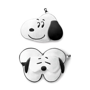 SNOOPY アイマスク付きもちもちピロー