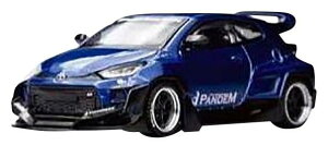 POP RACE x Enigma 1/64 PANDEM GR-YARIS METALLIC BLUE �����i PRE004