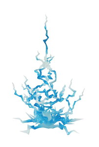 TAMASHII NATIONS EFFECT THUNDER Blue Ver. for S.H.tBMA[c 240mm PVC&ABS tBMApGtFNgp[c