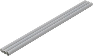 ウェーブ マテリアルシリーズ プラパイプ グレー 肉厚 外径8.5mm 3本入 ホビー用素材 OM-556