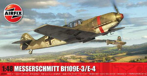 エアフィックス(Airfix) 1/48 ドイツ 戦闘機 メッサーシュミット Bf109E-3/E-4 プラモデル X-5120C