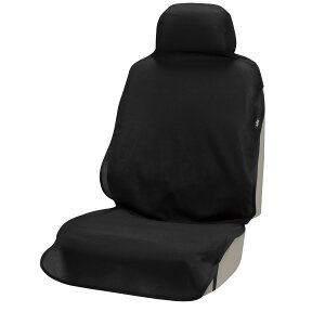 ボンフォーム(BONFORM) ファブリーズ 抗菌シートカバー ブラック 前席 フリーサイズ 簡単取り付け 消臭 防臭 防水 Febreze 4123-10BK