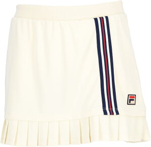 FILA TENNIS(フィラ テニス) テニス レディース スカート スコート 吸水速乾機能 UVカット加工 EL0235 アイボリー S