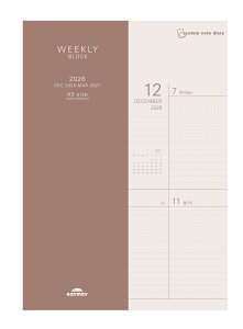 CC 蒠 2026 XPW[ VXem[g_CA[ EB[N[ ubN A5 RFDR26102 2025N 12n܂