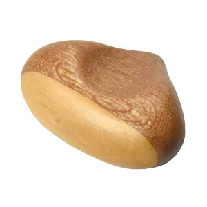 ヤマコー 木製栗型箸置 ライトブラウン 08900 4.5x3.8xH1.6cm