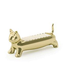 【公式】Umbra リングホルダー キャット ゴールド ジュエリー収納 アクセサリー収納 W3.7×D12×H5.3cm