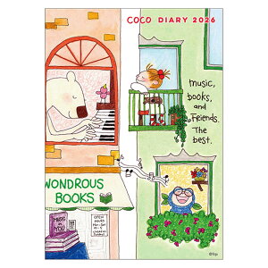 グリーティングライフ ココちゃん 手帳 2026年 B6 ウィクリー ソフトカバー ウィンドウ CD-1372-RY (2026年1月始まり)