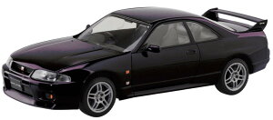 青島文化教材社 1/32 楽プラ スナップキット No.21-MP ニッサン R33 スカイライン GT-R ミッドナイトパープル 色分け済みプラモデル (自動車)