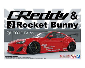 U`[hJ[ No.1 1/24 ZN6 TOYOTA 86f12 GREDDY&ROCKET BUNNY ENKEI Ver.(g^)