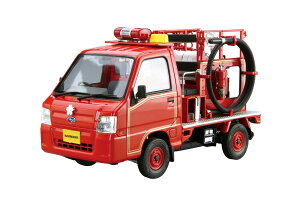 青島文化教材社(AOSHIMA) ザ☆モデルカー 1/24 スバル TT2 サンバー 消防車 '11 プラモデル