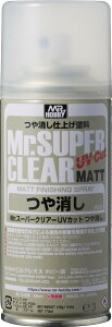 GSI クレオス(GSI Creos) Mr.スーパークリアー UVカット スプレー つや消し 170ml ホビー用仕上材 B523