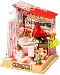 Rolife DIY �~�j�`���A �h�[���n�E�X�L�b�g �����ȃ~�j�n�E�X�L�b�g ��l/�e�B�[�������N���t�g�M�t�g