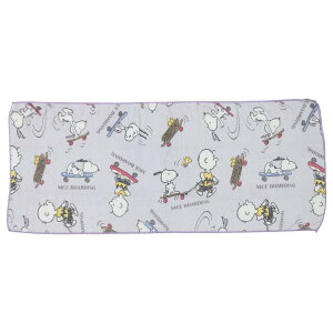 マリモクラフト スヌーピー クイックドライタオル ビッグフェイスタオル スケボー W1000×H400mm SPT-535