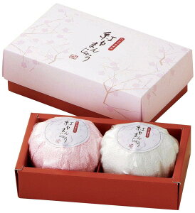 日本ユーテンシル(NIPPON UTENSIL) ハンドタオル 紅白まんじゅう 元祖お菓子なタオル総本舗 慶事菓子 詰め合わせ 2枚入 TFG0702802