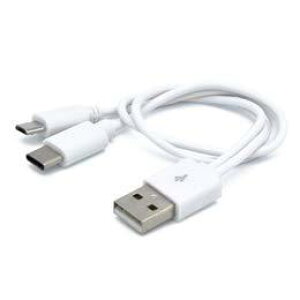 日本トラストテクノロジー microUSB&TypeC 2台同時充電対応ケーブル (ホワイト) JSC-010WHX10 10個セット