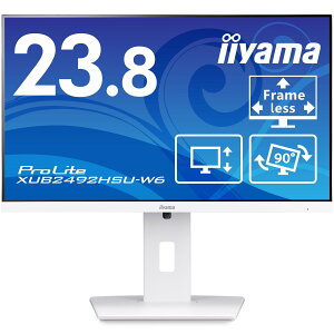 iiyama j^[ fBXvC XUB2492HSU-W6 23.8C` tHD IPS  px c] HDMI DisplayPort SP[ut T|[g  zCg