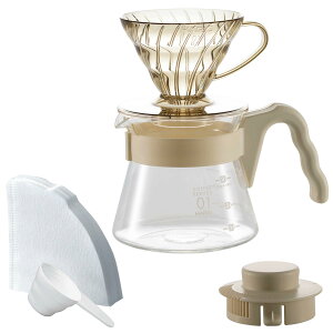 HARIO(nI) V60 J[u[ 1~2tp nhhbv Zbg ϔMKXT[o[ vʃXv[ y[p[40 VsubNt Lix[W VCSD-01-20CP-KB