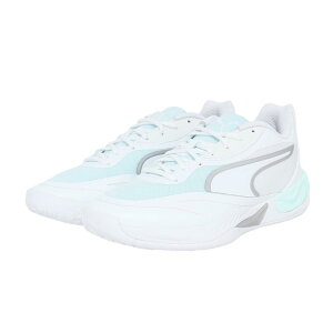�v�[�}(PUMA) �o�X�P�b�g�V���[�Y �o�b�V�� ALL-PRO NITRO SKYBRE 31237403 (�z���C�g×�u���[/25.5/Men's)