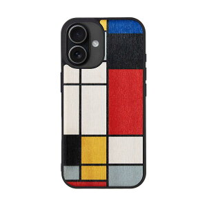 Man&Wood iPhone 17 p P[X VR [ tBMA[hAjO ؐ 􉽊wp^[ rrbhJ[ ϏՌ ϋv ho EȒP Xgbvz[t QiCX[d ] Mondrian Wood (h