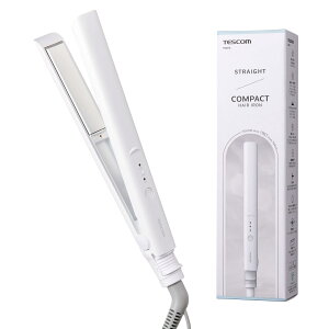 �e�X�R�� �w�A�A�C���� �R���p�N�g �i�m�Z���~�b�N�R�[�e�B���O 3�i�K [ 140°C 170°C 200°C ] ���x����/�������[ �C�O�Ή� ����OFF �J���b�N �_�u���q�[�^�[ ��p�|�[�`�t 1.7m �z���C�g TS367A-W