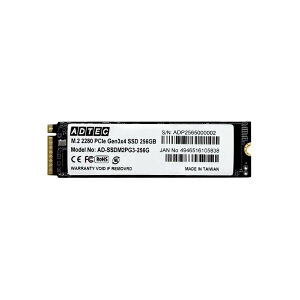 AhebN M.2 256GB 3D TLC NVMe PCIe Gen3x4(2280) 3Nۏ AD-SSDM2PG3-256G
