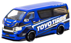 TARMACWORKS 1/64 Toyota Hiace Widebody Toyo Tires i T64-038-TOYO