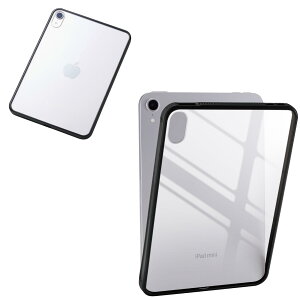 �G���R�� iPad mini (A17 Pro 2024�N) mini (��6����) �P�[�X �J�o�[ �w�ʃN���A �|���J�[�{�l�[�g�f�� ����TPU�f�� �y�� �u���b�N TB-A25STSLOBK