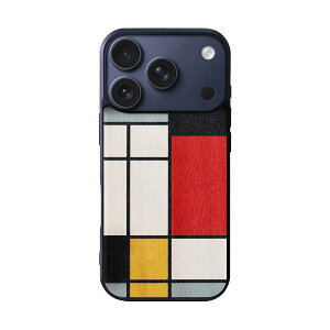 Man & Wood �V�R�؃P�[�X for iPhone 16 Pro Mondrian Wood I28105i16PR