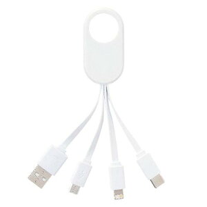�y10�{�Z�b�g�z 3in1USB�P�[�u�� 3��̃R�l�N�^�ŗl�X�ȓd�q�@��Ɛڑ��\ �R���p�N�g �S����130mm SP-35981X10