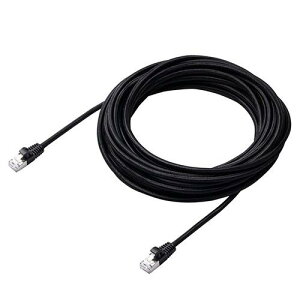 �G���R�� Cat8 LAN�P�[�u��(���ϋv) �������ʐM�ɍœK��10�M�K�r�b�g�C�[�T�l�b�g(10GBASE-T) 10m �u���b�N LD-OCM/BK100