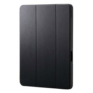 �G���R�� iPad Pro 13�C���` (M4) �P�[�X �J�o�[ �I�[�g�X���[�v/�E�F�C�N �t���[�A���O�� �X�^���h Apple Pencil���[ �u���b�N TB-A25PLSABK