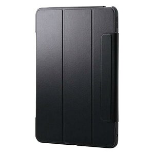 �G���R�� iPad Pro 13�C���` (M4) �P�[�X �J�o�[ �t���b�v�P�[�X TPU�f�� �Ռ��ɋ��� ���^ �y�� �w�ʃN���A �t���[���J���[ �u���b�N TB-A25PLWVFCBK