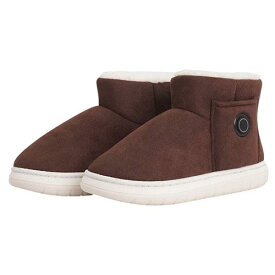 [THANKO] ヒーターでしっかり保温 あったかムートンブーツ MUTN25SBWS ブラウン Sサイズ 25〜26cm 足底ヒーター付きブーツ ルームシューズ 電熱ブーツ