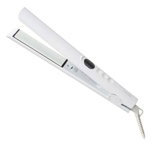 �e�X�R�� �X�g���[�g�A�C���� �}�C�i�X�C�I�� �i�m�Z���~�b�N�R�[�e�B���O 25mm 120~200°C ���x���b�N/�������[ �C�O�Ή� ����OFF �J���b�N ��p�|�[�`�t 1.7m �z���C�g TS360A-W