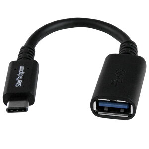 StarTech.com USB Type-C-USB3.0 �^�C�vA�ϊ��A�_�v�^ Type-C(�I�X)-�^�C�vA(���X) 15cm �u���b�N USB31CAADP 1��