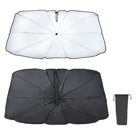 セイワ(SEIWA)車内用品 サンシェード ワンタッチ傘サンシェード Lサイズ(W1315〜1420mm×H790mm) Z117 シャフトレス 折りたたみ日よけ チタン銀コーティング 紫外線カット率99.9%日本メーカー製 カー用品