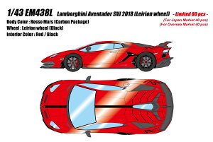 ���C�N�A�b�v EIDOLON COLLECTION 1/43 �����{���M�[�j �A���F���^�h�[�� SVJ 2018 (Leirion wheel) ���b�\�}�[�Y/�u���b�N�X�g���C�v �����i EM438L