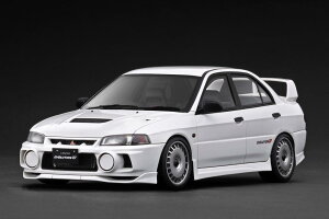 �e�B�[�P�[�J���p�j�[ (TK.Company) ignition model 1/18 Mitsubishi LANCER EVOLUTION IV (CN9A) White �����i IG3787