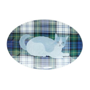 �����~���L Glass Oval plate/Ruru
