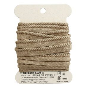 ���{�R�t�f��(Nippon Chuko) �c�C�X�g�p�C�s���O�R�[�h ��12mm�� 2.5m�J�[�h�� �x�[�W�� DC0153-10-CUT