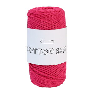 Knit Wit �؍��R�b�g���҂ݎ� [COTTON EASY -�R�b�g���C�[�W�[-] 1�� ��200g �z�b�g�s���N(Hot pink) KNW-CE23
