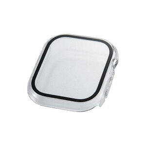 �G���R�� Apple Watch �ی�P�[�X 46mm [Apple Watch Series 11/10 �Ή�] �t���J�o�[ �v���~�A���K���X 10H ���� �w��h�~ ��U�h�~ �N���A AW-25AFCGCR