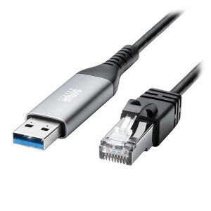 �T�����T�v���C USB A LAN�ϊ��P�[�u��(Gigabit�Ή��E1m) KB-SL6ALAN01BK