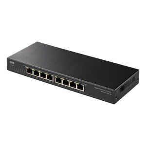 [8�|�[�g]�X�C�b�`���O�n�u(PoE�Ή�) �u���b�N 240(W)×104(D)×29(H)mm