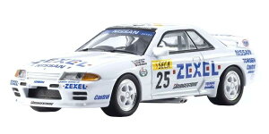 ���� (Kyosho) �����I���W�i�� 1/64 [MOTN] �[�N�Z�� �X�J�C���C�� GT-R (R32) Gr.A 1991#25 LED���� �����i K07012LE