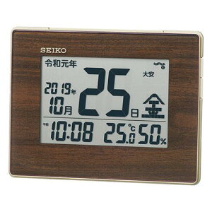 �Z�C�R�[�N���b�N(Seiko Clock) �|�����v �u�����v �ڊo�܂����v �i�`������ �d�g �f�W�^�� �J�����_�[ ���x���x�\�� �V�����\�� �����F�p�[�� �{�̃T�C�Y: 12.7×16.5×2.5cm SQ442B